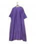 LE PHIL (ル フィル) カフタン キーネック ワンピース パープル：10000円