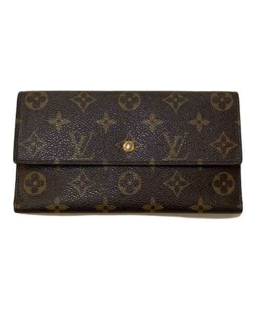 LOUIS VUITTON（ルイ ヴィトン）LOUIS VUITTON (ルイ ヴィトン) ポルトトレゾール・インターナショナル ブラウンの古着・服飾アイテム