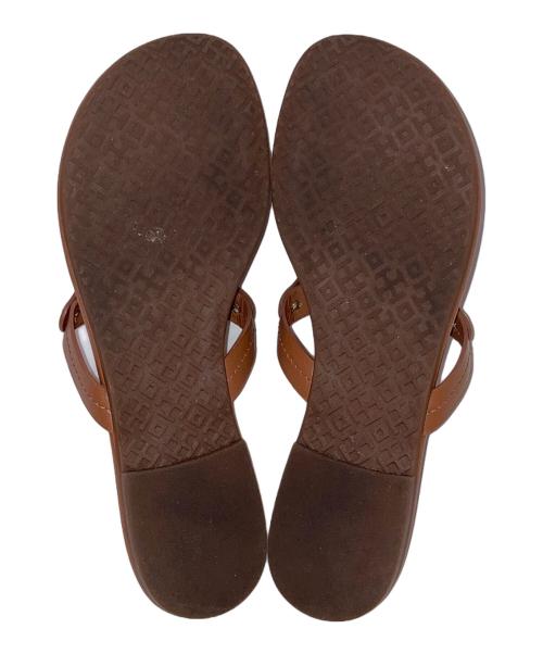 TORY BURCH（トリーバーチ）TORY BURCH (トリーバーチ) ミラーサンダル ブラウン サイズ:6の古着・服飾アイテム