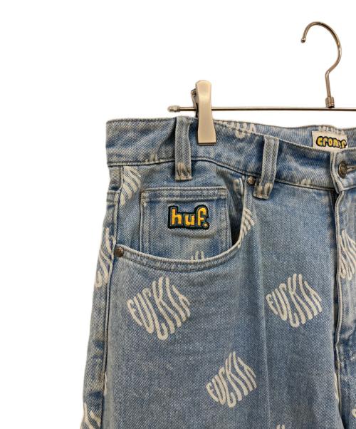 HUF（ハフ）HUF (ハフ) CROMER PRINT PANT ブルー サイズ:34の古着・服飾アイテム
