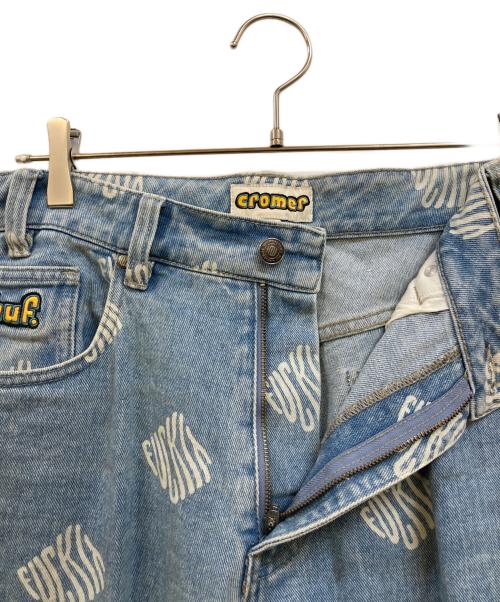 HUF（ハフ）HUF (ハフ) CROMER PRINT PANT ブルー サイズ:34の古着・服飾アイテム