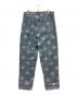 HUF (ハフ) CROMER PRINT PANT ブルー サイズ:34：7000円