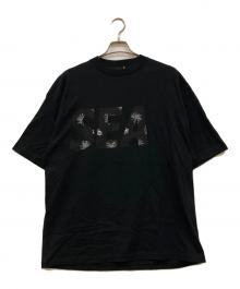 WIND AND SEA×THE ROLLING STONES（ウィンダンシー×ザ ローリングストーンズ）の古着「S/S Logo Tee S」｜ブラック