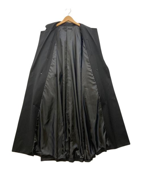 NO ID.（ノーアイディー）NO ID. (ノーアイディー) ダブルブレストBIGロングコート ブラック サイズ:ONEの古着・服飾アイテム