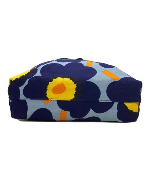 marimekko（マリメッコ）marimekko (マリメッコ) 花柄リュック ブルーの古着・服飾アイテム