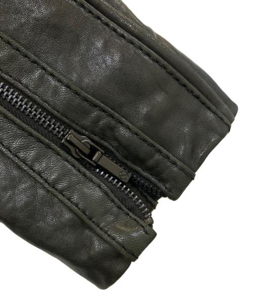 TORY BURCH（トリーバーチ）TORY BURCH (トリーバーチ) ラムレザージャケット ブラック サイズ:4の古着・服飾アイテム