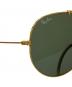 中古・古着 RAY-BAN (レイバン) ボシュロム社製 アビエーター カラーレンズサングラス ブラック×ゴールド サイズ:58□44：9000円