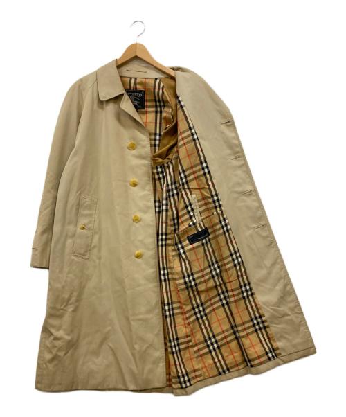 Burberry's（バーバリー）Burberry's (バーバリーズ) 裏地ノバチェックステンカラーコート ベージュ サイズ:170-92の古着・服飾アイテム