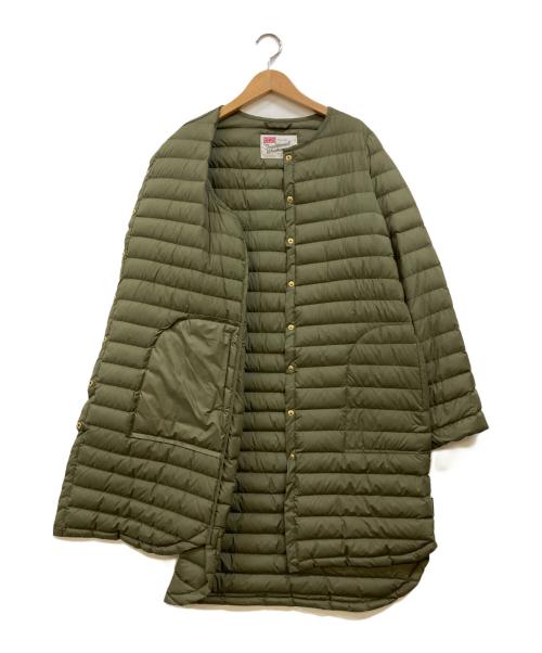 Traditional Weatherwear（トラディショナルウェザーウェア）Traditional Weatherwear (トラディショナルウェザーウェア) ARKLEY LONG DOWN PA グリーン サイズ:34の古着・服飾アイテム