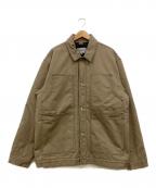 Carhartt WIPカーハート ワークインプログレス）の古着「DOUBLE FRONT JACKET」｜ベージュ