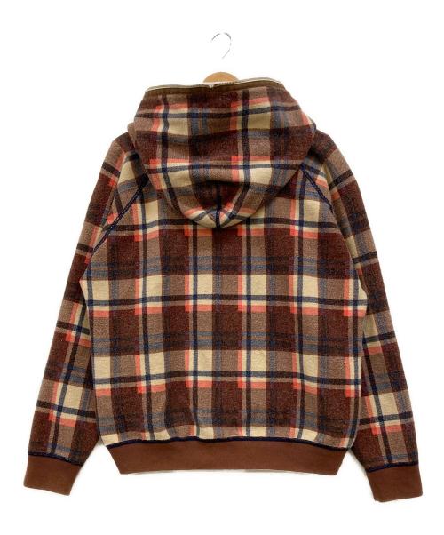 BAPE BY A BATHING APE（ベイプバイアベイシングエイプ）BAPE BY A BATHING APE (ベイプバイアベイシングエイプ) ラブジェネチェック リバーシブル ジップアップパーカー グレー サイズ:Mの古着・服飾アイテム