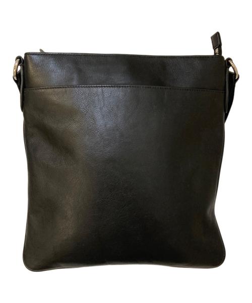 COACH（コーチ）COACH (コーチ) レザーショルダーバッグ ブラックの古着・服飾アイテム