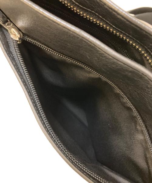 COACH（コーチ）COACH (コーチ) レザーショルダーバッグ ブラックの古着・服飾アイテム
