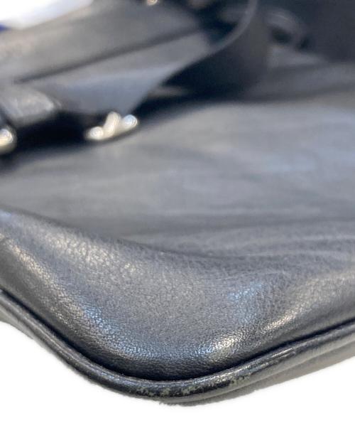 COACH（コーチ）COACH (コーチ) レザーショルダーバッグ ブラックの古着・服飾アイテム