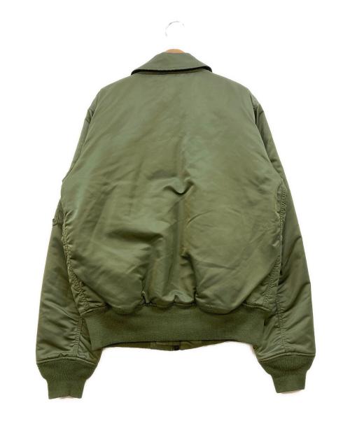ALPHA（アルファ）ALPHA (アルファ) MA-1ジャケット グリーン サイズ:Sの古着・服飾アイテム