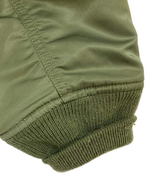 ALPHA（アルファ）ALPHA (アルファ) MA-1ジャケット グリーン サイズ:Sの古着・服飾アイテム