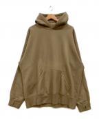 Unlikelyアンライクリー）の古着「Split Raglan Sleeve Hoodie」｜ベージュ