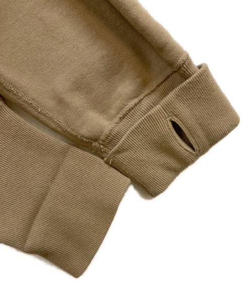 Unlikely（アンライクリー）Unlikely (アンライクリー) Split Raglan Sleeve Hoodie ベージュ サイズ:XLの古着・服飾アイテム