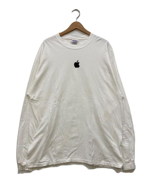 Hanes（ヘインズ）Hanes (ヘインズ) 00's ロングスリーブカットソー ホワイト サイズ:XLの古着・服飾アイテム