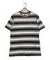 Supreme（シュプリーム）の古着「Gradient Striped S/S TOP」｜ブラック
