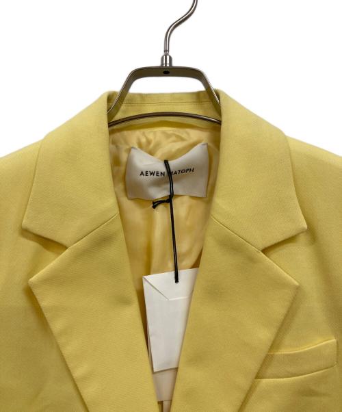 AEWEN MATOPH（イウエン マトフ）AEWEN MATOPH (イウエン マトフ) ビッグ テーラード ジャケット イエロー サイズ:36の古着・服飾アイテム