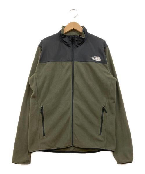 THE NORTH FACE（ザ ノース フェイス）THE NORTH FACE (ザ ノース フェイス) ジップインマウンテンバーサマイクロジャケット オリーブ サイズ:XLの古着・服飾アイテム