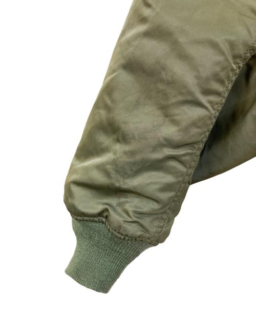 ALPHA（アルファ）ALPHA (アルファ) 00's MA-1ジャケット オリーブ×オレンジ サイズ:Mの古着・服飾アイテム