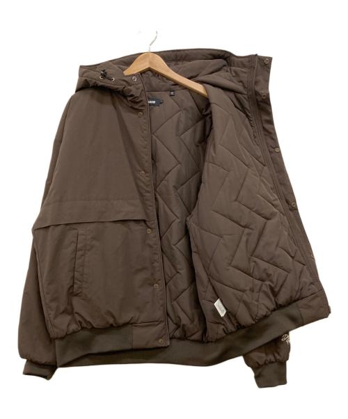 X-LARGE（エクストララージ）X-LARGE (エクストララージ) NYLON PUFFER JACKET ブラウン サイズ:Lの古着・服飾アイテム