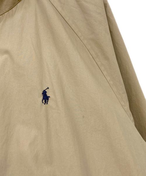POLO RALPH LAUREN（ポロ・ラルフローレン）POLO RALPH LAUREN (ポロ・ラルフローレン) 裏地タータンチェック ポニー刺繍スイングトップ ベージュ サイズ:XLの古着・服飾アイテム