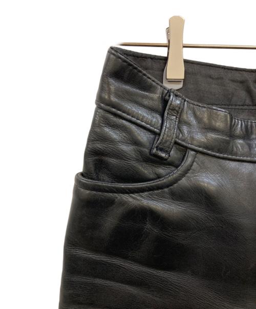 VANSON（バンソン）VANSON (バンソン) レザーパンツ ブラック サイズ:W31の古着・服飾アイテム