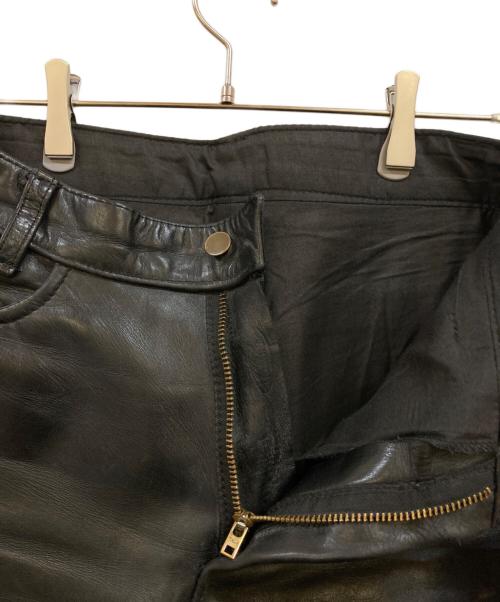 VANSON（バンソン）VANSON (バンソン) レザーパンツ ブラック サイズ:W31の古着・服飾アイテム