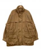 JOHN STEVENSジョン・スティーブンス）の古着「スタンドカラー中綿ミリタリーコート」｜ブラウン