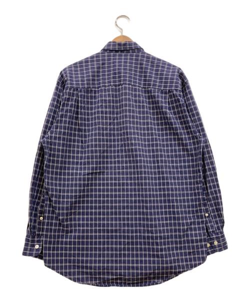 OLD GAP（オールドギャップ）OLD GAP (オールドギャップ) 90's 香港製 コットンチェックシャツ ネイビー サイズ:Mの古着・服飾アイテム