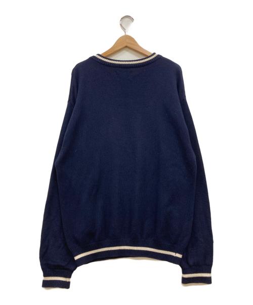 American Pastimes（アメリカンパスタイム）American Pastimes (アメリカンパスタイム) 90's ヤンキース チルデンセーター ネイビー サイズ:Lの古着・服飾アイテム