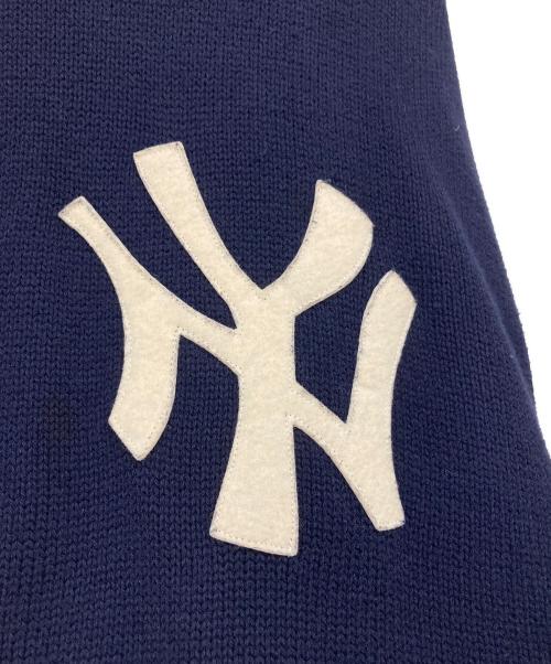 American Pastimes（アメリカンパスタイム）American Pastimes (アメリカンパスタイム) 90's ヤンキース チルデンセーター ネイビー サイズ:Lの古着・服飾アイテム