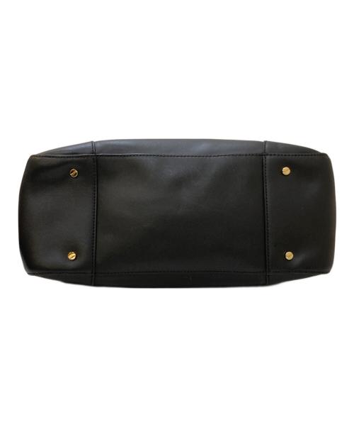 TORY BURCH（トリーバーチ）TORY BURCH (トリーバーチ) 2WAYレザートートバッグ ブラックの古着・服飾アイテム