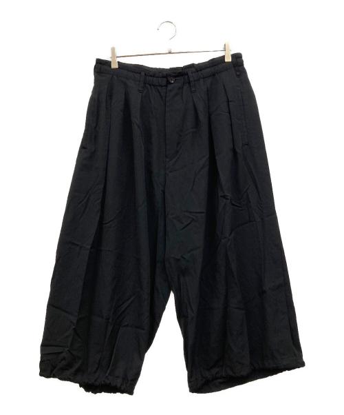 GROUND Y（グラウンドワイ）GROUND Y (グラウンドワイ) WOOL BALLOON PANTS ブラック サイズ:3の古着・服飾アイテム