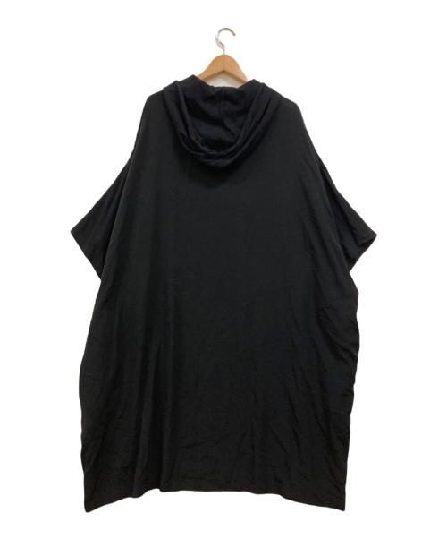 GROUND Y（グラウンドワイ）GROUND Y (グラウンドワイ) 変形ロングパーカー ブラック サイズ:3の古着・服飾アイテム