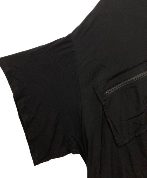 GROUND Y（グラウンドワイ）GROUND Y (グラウンドワイ) 変形ロングパーカー ブラック サイズ:3の古着・服飾アイテム