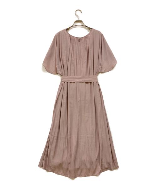 UNTITLED（アンタイトル）UNTITLED (アンタイトル) フロントギャザーワンピース ピンク サイズ:4の古着・服飾アイテム