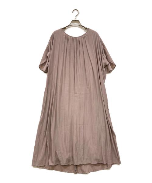UNTITLED（アンタイトル）UNTITLED (アンタイトル) フロントギャザーワンピース ピンク サイズ:4の古着・服飾アイテム