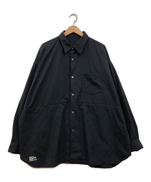FreshService（フレッシュサービス）FreshService (フレッシュサービス) STRETCH MATTE TAFFETA REGULAR COLLAR SHIRT ブラック サイズ:下記参照の古着・服飾アイテム