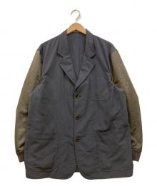 COMME des GARCONS HOMME PLUS（コムデギャルソンオムプリュス）の古着「モッズ期 異素材切替3Bジャケット」｜グレー