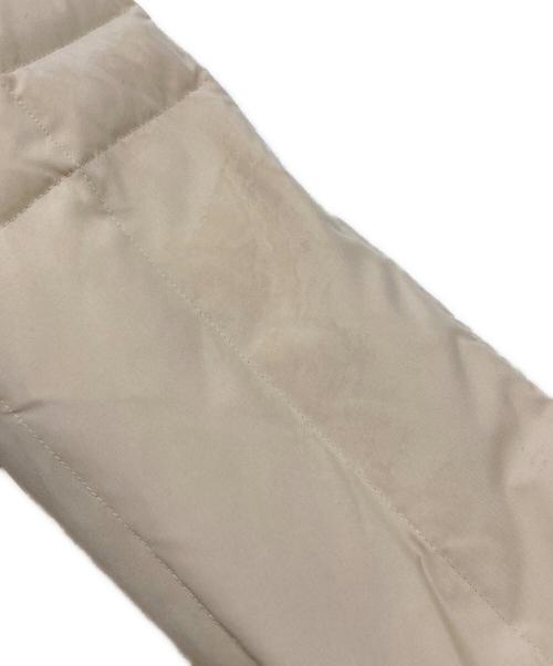 BURBERRY LONDON（バーバリーロンドン）BURBERRY LONDON (バーバリーロンドン) ラビットファー付ダウンジャケット ベージュ サイズ:38の古着・服飾アイテム