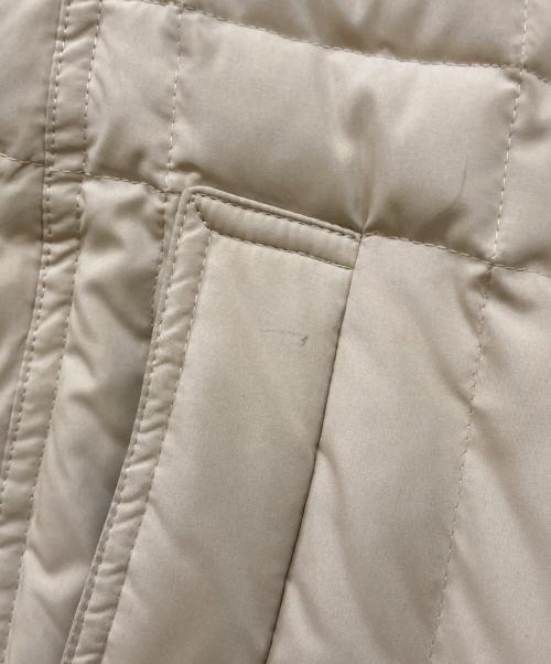 BURBERRY LONDON（バーバリーロンドン）BURBERRY LONDON (バーバリーロンドン) ラビットファー付ダウンジャケット ベージュ サイズ:38の古着・服飾アイテム