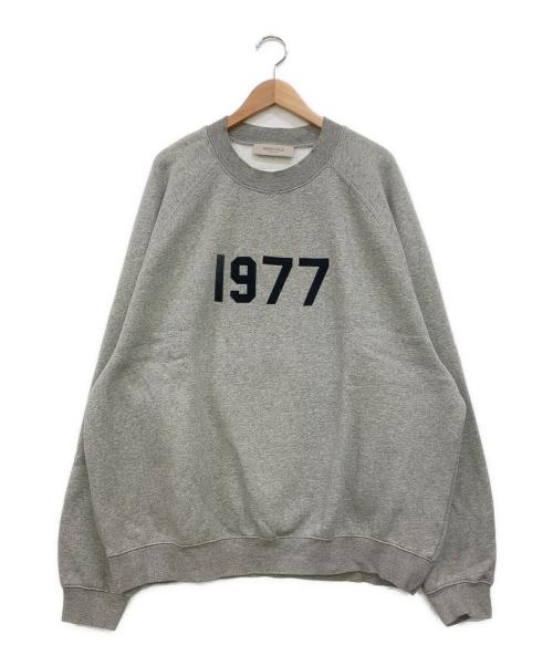 FOG ESSENTIALS（フィアオブゴッド エッセンシャル）FOG ESSENTIALS (フィアオブゴッド エッセンシャル) ラグランロゴスウェット グレー サイズ:XLの古着・服飾アイテム