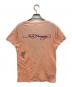 Ed Hardy (エド ハーディー) タトゥーモチーフ ラインストーン Tシャツ ピンク サイズ:S：8000円
