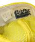 中古・古着 BAPE BY A BATHING APE (ベイプバイアベイシングエイプ) メッシュキャップ ブルー×ピンク×イエロー：7000円