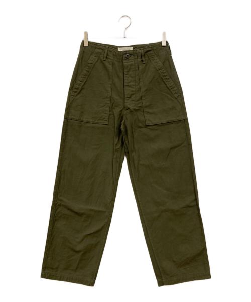 Oblada（オブラダ）Oblada (オブラダ) 60S BAKER PANTS オリーブ サイズ:Mの古着・服飾アイテム