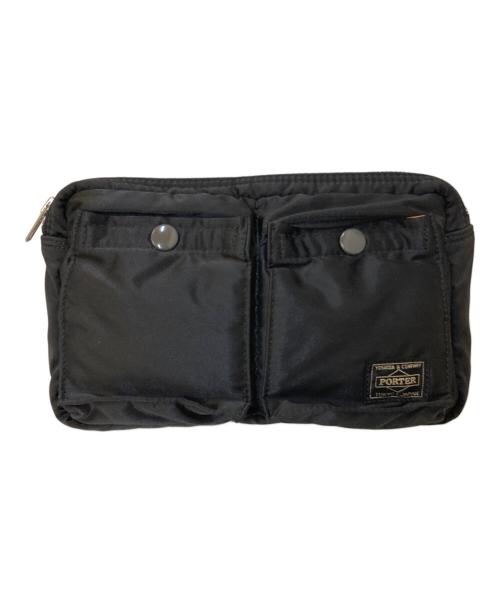 PORTER（ポーター）PORTER (ポーター) タンカー ウエストバッグ ブラックの古着・服飾アイテム